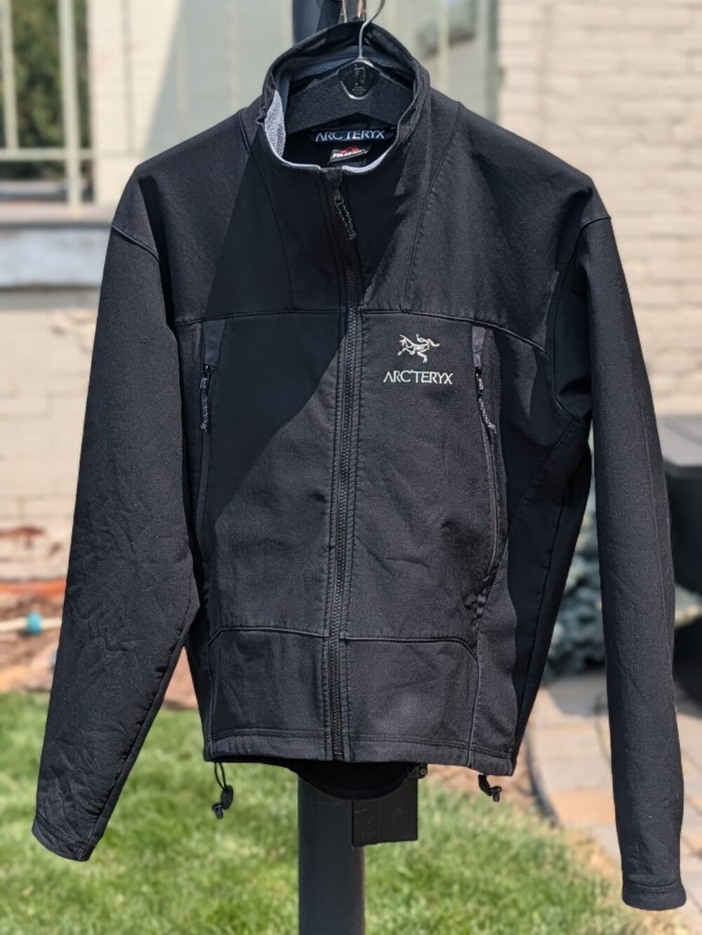 Arc'teryx Gamma SV Softshell Polartec Jacket 00s Men's Size M Black Full Zip